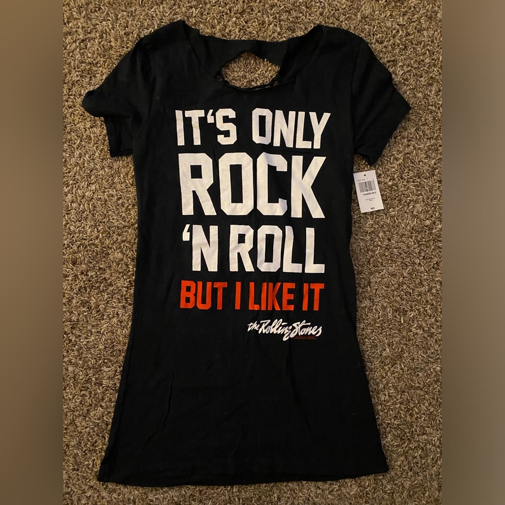 Rolling Stones Black Graphic Tee